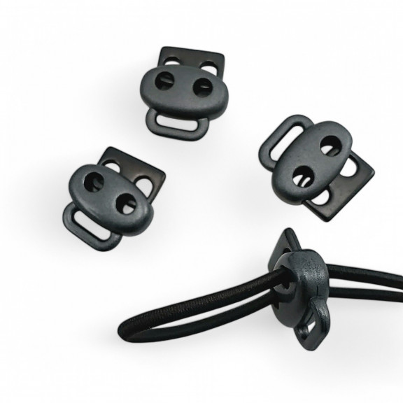 Metal Handle Stopper Two Holes 4 mm 0,16" Hole Diameter Stopper - Top Press - Bottom Bridge CGT0036