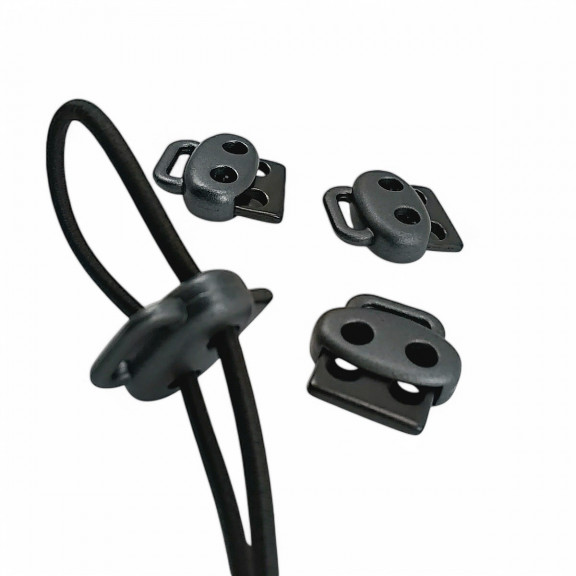 Metal Handle Stopper Two Holes 4 mm 0,16" Hole Diameter Stopper - Top Press - Bottom Bridge CGT0036