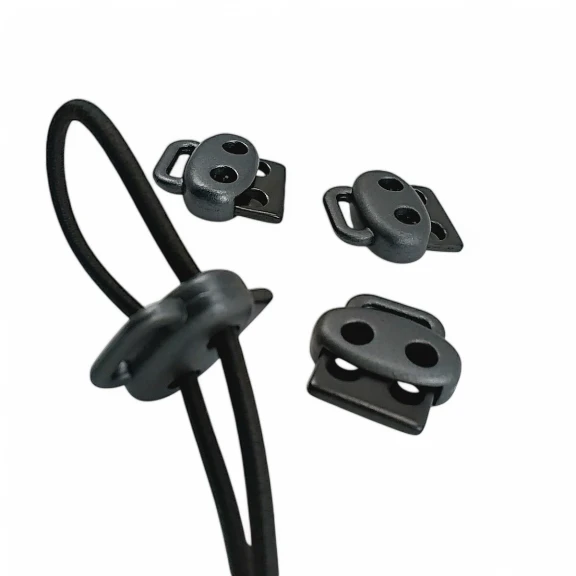 Metal Handle Stopper Two Holes 4 mm 0,16" Hole Diameter Stopper - Top Press - Bottom Bridge CGT0036