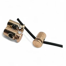 Tek Delikli Küçük Metal Stoper 4,5 mm Delik Çaplı Üstten Basmalı Model - Zamak Stoper CGT0037