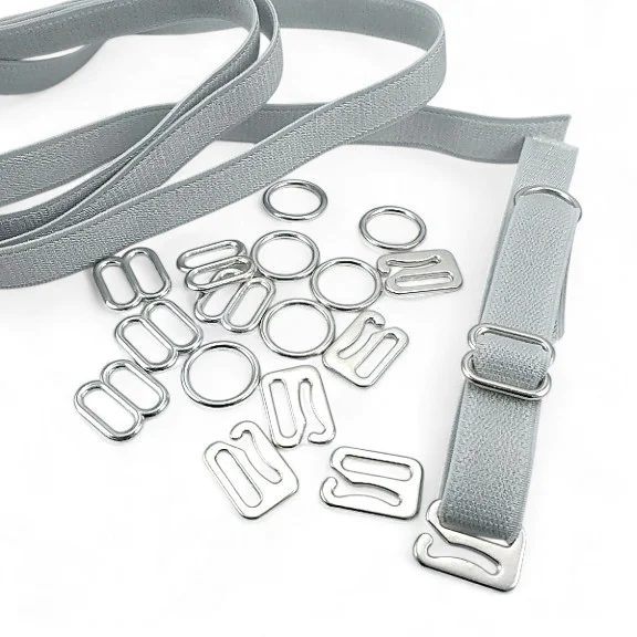 Sütyen Aksesuarları 10 mm Askı Ayar Tokası Kancası ve Halkası CGT003T10