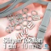 Sütyen Aksesuarları 10 mm Askı Ayar Tokası Kancası ve Halkası CGT003T10