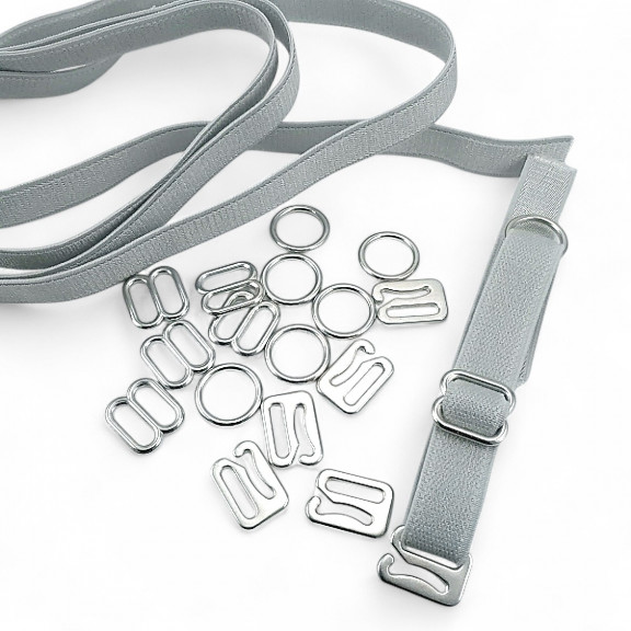 Sütyen Aksesuarları 10 mm Askı Ayar Tokası Kancası ve Halkası CGT003T10