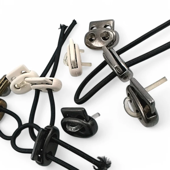 Metal Küçük Oval Stoper İki Delikli 4 mm Delik Çaplı Stoper - Üstten Basmalı CGT0045