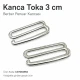 3 cm Kanca Toka - Berber Penuar Kancası CGT004962, metal yapısı ile penuarın güvenli sabitlenmesini sağlar