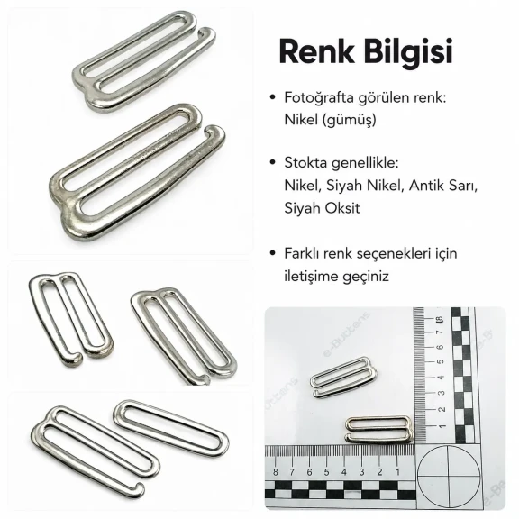 3 cm Kanca Toka - Berber Penuar Kancası CGT004962, metal yapısı ile penuarın güvenli sabitlenmesini sağlar