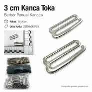 3 cm Kanca Toka - Berber Penuar Kancası 50 Adet/Paket CGT004962PCK