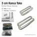 3 cm Kanca Toka - Berber Penuar Kancası 50 Adet/Paket CGT004962PCK