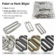 3 cm Kanca Toka - Berber Penuar Kancası, 50 adet paket, dayanıklı metal, salon kullanımı için ideal