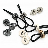 Metal Stoper Tek Delikli 7x3 mm Delik Çaplı Üstten Basmalı Yarım Daire Model - Ay Stoper CGT0072