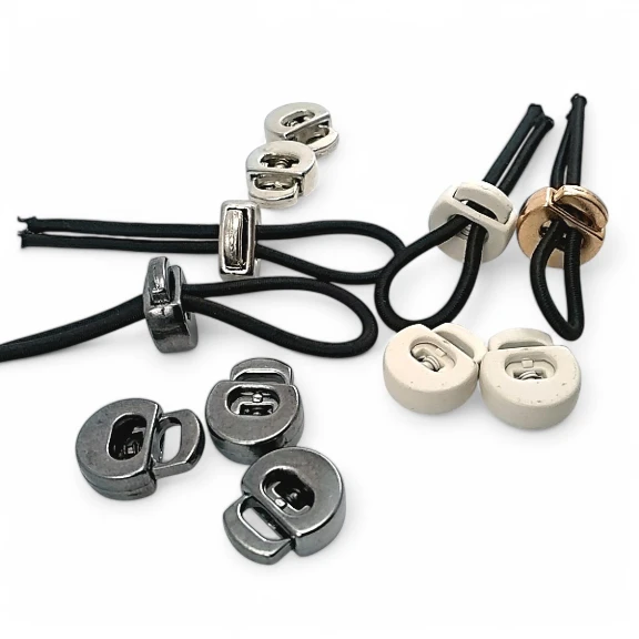 Metal Stoper Tek Delikli 7x3 mm Delik Çaplı Üstten Basmalı Yarım Daire Model - Ay Stoper CGT0072