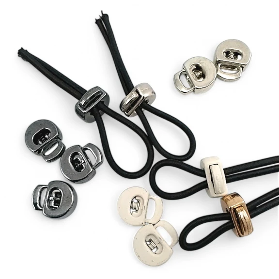 Metal Stoper Tek Delikli 7x3 mm Delik Çaplı Üstten Basmalı Yarım Daire Model - Ay Stoper CGT0072