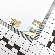 Frog Fastening 14.5 mm Hook and Eye Buckle E 1763