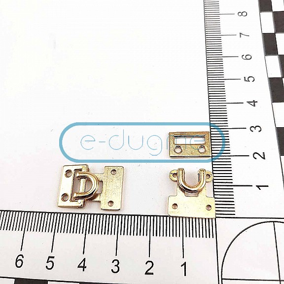 14 mm Hook and Eye Buckle Frog Fasteners E 1796