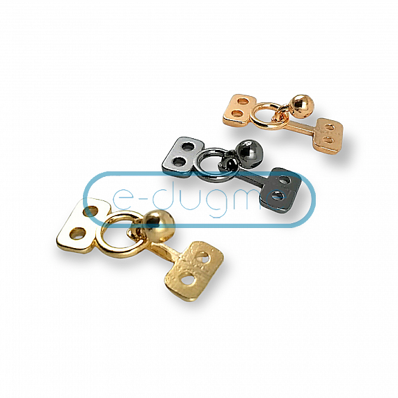 Hook and Eye Buckle 10 mm Frog Fasteners E 1879