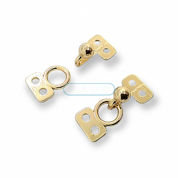 Hook and Eye Buckle 10 mm Frog Fasteners E 1879