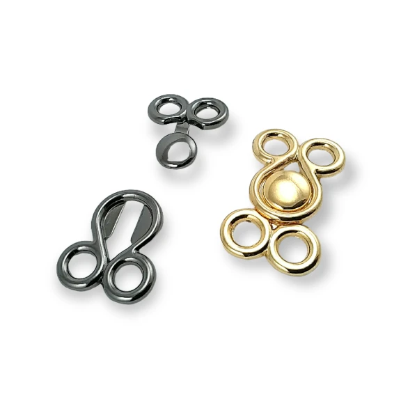 Metal Geçmeli Agraf 21mm Toka E 543