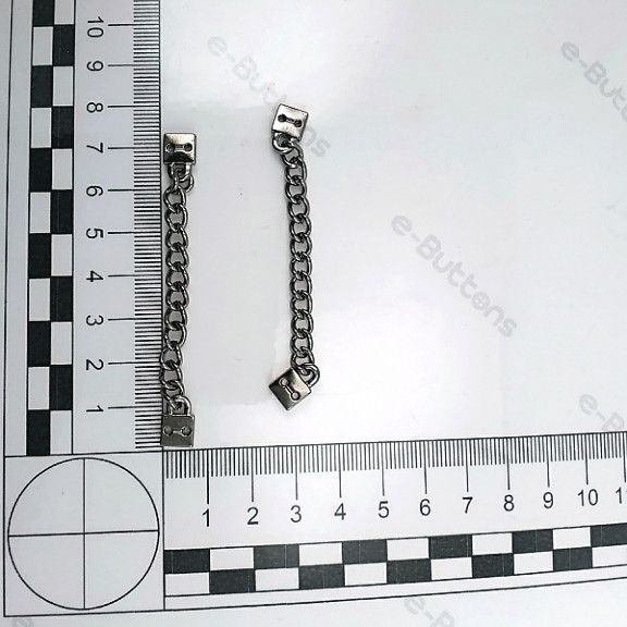 Mont Askı Zincir 7,5 cm Boy Dikme Delikli Kare Uç Metal E 1720