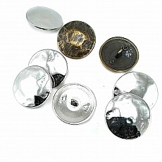 27 mm - 44 L Crush Pattern Shank Button Coat and Trench Coat Button E 1043