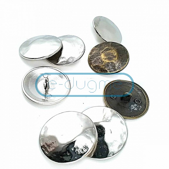 27 mm - 44 L Crush Pattern Shank Button Coat and Trench Coat Button E 1043
