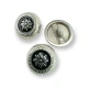 Women's Jacket Button Set 21 mm - 32 L Set of 8 pcs Floral Embroidered Shank Enamel Button E 1055 MN SET8