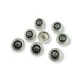 Women's Jacket Button Set 21 mm - 32 L Set of 8 pcs Floral Embroidered Shank Enamel Button E 1055 MN SET8