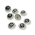 Women's Jacket Button Set 21 mm - 32 L Set of 8 pcs Floral Embroidered Shank Enamel Button E 1055 MN SET8