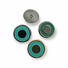 Enameled Shank Button for Jackets and Coats 25 mm 40 L E 1086