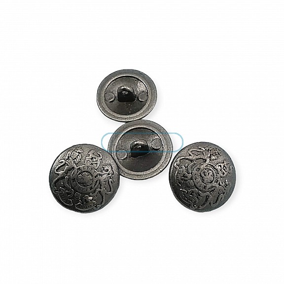 Arma Desenli 19 mm - 30 Boy Metal Ayaklı Düğme E 1158