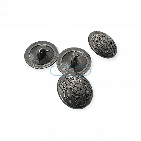Arma Desenli 19 mm - 30 Boy Metal Ayaklı Düğme E 1158