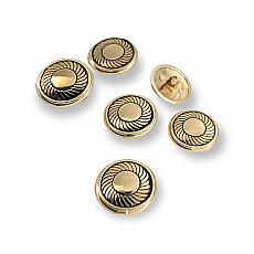 Button Set 6 Pieces Jacket Blazer Coat Buttons 20 mm - 32 L E 117 SET6