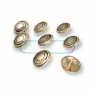 8pcs Button Set Gold Jacket Cufflinks 15 mm - 24 L E 118 SET8