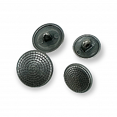 Spiral Pointed 2 cm Metal Foot Button E 119