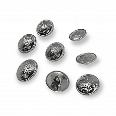 Cufflinks Set of 8 pcs 15 mm - 24 L Blouse and Jacket Cufflinks E 1252 SET8