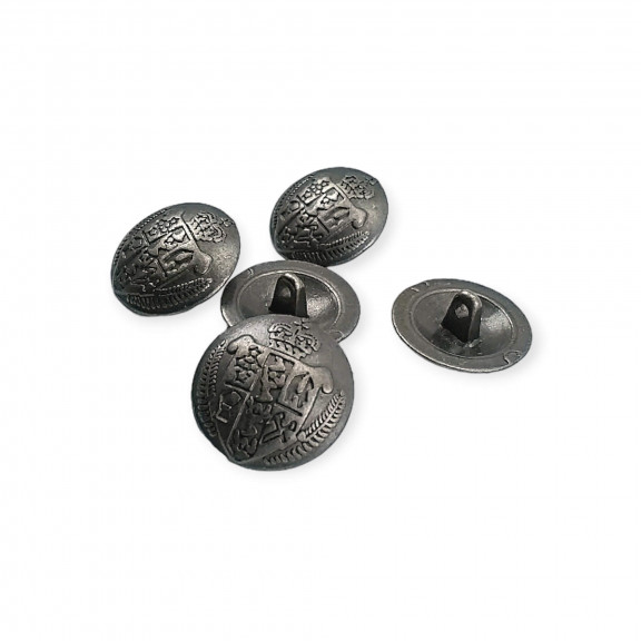 Arma Desenli 20 mm - 34 Boy Metal Ayaklı Düğme ( E 1051 Büyüğü ) E 1268