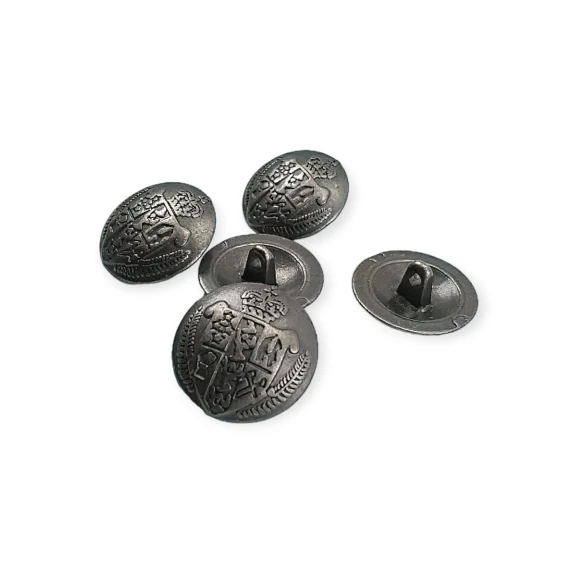 Arma Desenli 20 mm - 34 Boy Metal Ayaklı Düğme ( E 1051 Büyüğü ) E 1268