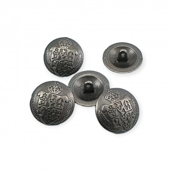 Arma Desenli 20 mm - 34 Boy Metal Ayaklı Düğme ( E 1051 Büyüğü ) E 1268