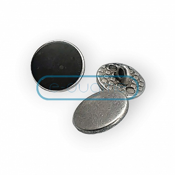 Shank Button Flat 15 mm - 24 L No Pattern E 1283
