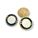 Enamel Shank Jacket Button- 28mm 44 L E 1290