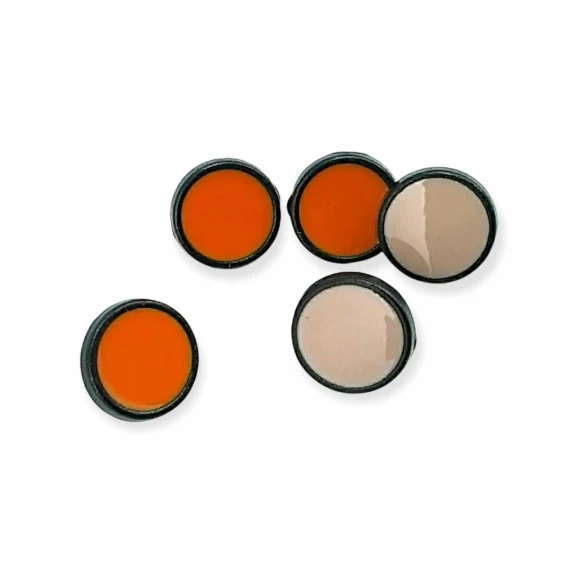 Mineli Bluz ve Gömlek Düğmesi Simli Metal Ayaklı Düğme 12 mm - 19 boy E 1304 MN