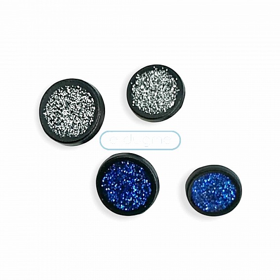 Mineli Bluz ve Gömlek Düğmesi Simli Metal Ayaklı Düğme 12 mm - 19 boy E 1304 MN