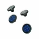 Mineli Bluz ve Gömlek Düğmesi Simli Metal Ayaklı Düğme 12 mm - 19 boy E 1304 MN