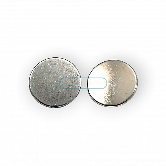 Flat Shank Button Without Pattern 23 mm - 37 L E 1322