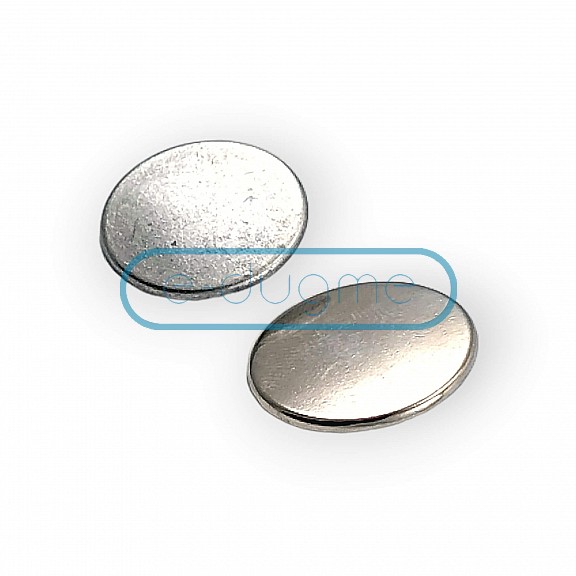 Flat Shank Button Without Pattern 23 mm - 37 L E 1322