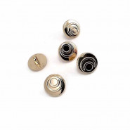 Mineli Altın Kaplama Bluz Gömlek Elbise ve Ceket Kol Düğmesi 12,5 mm - 20 boy E 1657 V2 Mineli Altın Kaplama Bluz Gömlek Elbise ve Ceket Kol Düğmesi 12,5 mm - 20 boy E 1657 V2