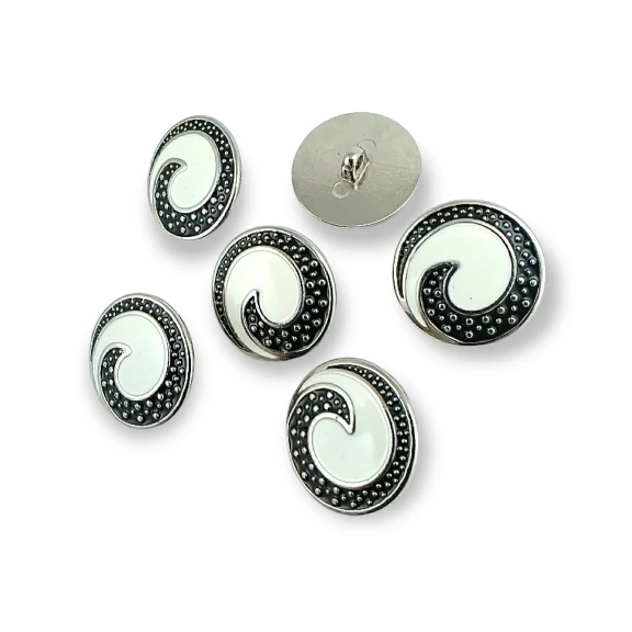 25 mm - 40 boy Şeffaf Mineli Ayaklı Düğme Ceket ve Mont Düğmesi E 1678