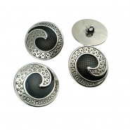 25 mm - 40 boy Şeffaf Mineli Ayaklı Düğme Ceket ve Mont Düğmesi E 1678