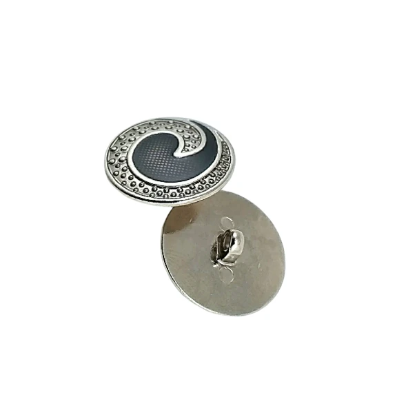 25 mm - 40 boy Şeffaf Mineli Ayaklı Düğme Ceket ve Mont Düğmesi E 1678