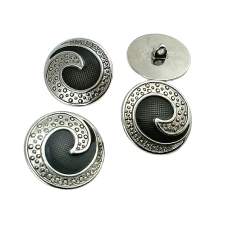 25 mm - 40 boy Şeffaf Mineli Ayaklı Düğme Ceket ve Mont Düğmesi E 1678