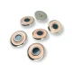 22 mm - 34 L Enamel Jacket and Coat Button Set of 8 Spring Colors E 1949 SET8 V2